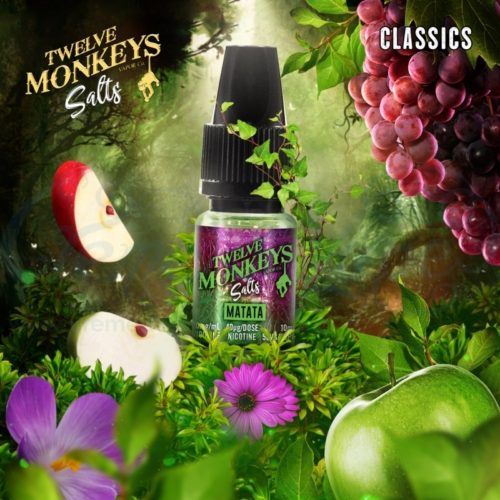 12 Monkeys Matata 20mg Salt Nic e-liquid (Grape Apple) (30ml)