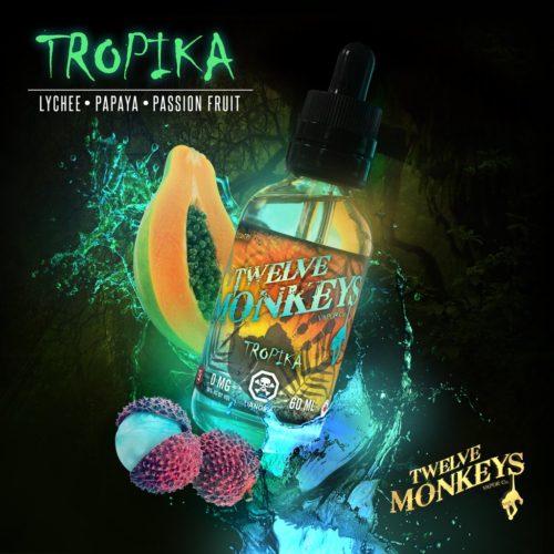 12 Monkeys Tropika 20mg Salt Nic e-liquid (Passion Fruit) (30ml)